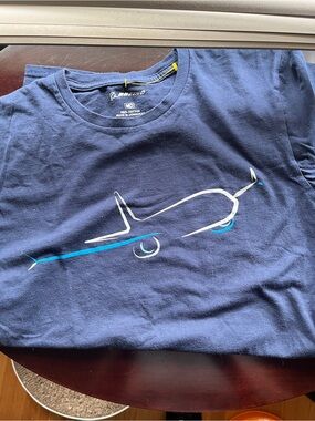 NWOT Boeing Men's Navy Short Sleeve Graphic Tee